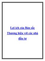 Lợi ích của Bản sắc -Thương hiệu với các nhà đầu tư potx