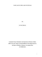 fair value in the case of vietnam