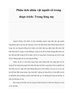 Phân tích nhân vật người cô trong đoạn trích: Trong lòng mẹ docx