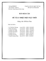 Tiểu luận nhiệt điện mặt trời