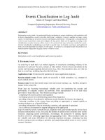 Events Classification in Log Audit doc