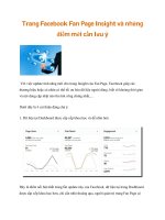 Trang Facebook Fan Page Insight và những điểm mới cần lưu ý pptx