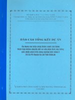 Báo cáo:Áp dụng các biện pháp thâm canh cây bông thích hợp nhằm chuyển đổi cơ cấu cây trồng nhằm phát triển bền vững kinh tế nông nghiệp ở Cư jut tỉnh Đăk lak doc