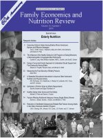 FAMILY ECONOMICS AND NUTRITION REVIEW pdf
