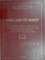 Một số biện pháp nhằm hoàn thiện công tác thu mua - cung ứng hàng hải sản xuất khẩu sang thị trường Trung Quốc tại công ty xuất nhập khẩu Đà Nẵng
