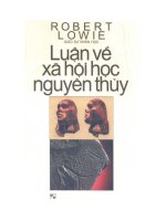 Luận về xã hội học nguyên thủy pdf