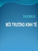 bài giảng kinh doanh quốc tế - chương 3 môi trường kinh tế