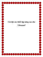 Cài đặt các thiết lập nâng cao cho Ultrasurf doc