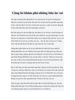 Cùng bé khám phá những bữa ăn vui pptx