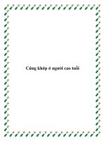 Cứng khớp ở người cao tuổi potx