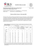 PRODUCER PRICE INDEXES – DECEMBER 2012 pptx