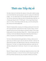 Thời của Tiếp thị số ppt