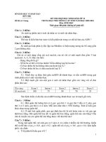 Đề thi HSG tỉnh Bến Tre lớp 12 năm 2010 môn Sinh học ppt