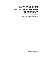 Low Back Pain Pathogenesis and Treatment Edited by Yoshihito Sakai pptx