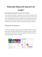 Khám phá những tính năng mới của Google+ pdf
