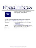 Comparison of Gait of Young Men and Elderly Men potx