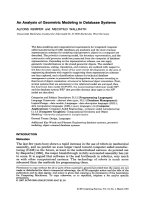 An Analysis of Geometric Modeling in Database Systems docx