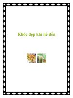Khỏe đẹp khi hè đến pdf