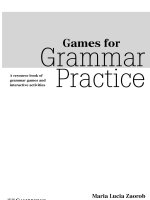 Cambridge University Press - Games For Grammar Practice