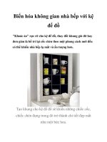 Biến hóa không gian nhà bếp với kệ để đồ pptx