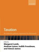 Taxation: An Interdisciplinary Approach to Research pot