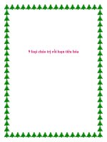 9 loại cháo trị rối loạn tiêu hóa. potx