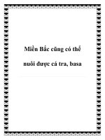 Miền Bắc cũng có thể nuôi được cá tra, basa pdf