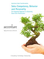 Accenture Sales Transformation Sales Competency, Behavior and Personality doc