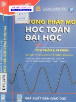 Phương pháp mới học toán Đại học doc