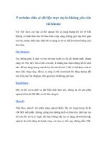 5 website chia sẻ dữ liệu trực tuyến không yêu cầu tài khoản pdf