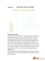 Chương 13:MÁY RỬA LOẠI TAY KẸP ppt