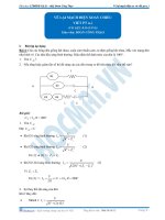 Bài giảng vẽ lại mạch điện XC và viết phương trình U, I.