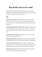 Bạn đã biết cách trả lời e-mail? docx