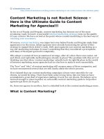 Ultimate Guide to Content Marketing for Agencies