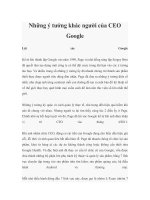 Những ý tưởng khác người của CEO Google doc