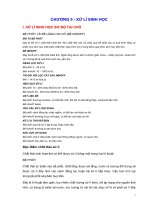 CHƯƠNG 5 - XỬ LÍ SINH HỌC potx