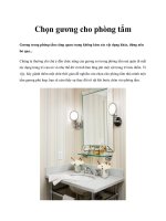 Chọn gương cho phòng tắm pdf