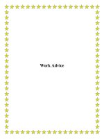 Work Advice doc
