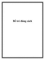 Bế trẻ đúng cách pot