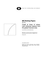 Credit at times of stress: Latin American lessons from the global financial crisis pot