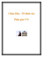 Chùa Dâu - Tổ đình của Phật giáo VN pptx
