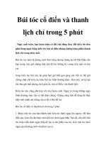 Búi tóc cổ điển và thanh lịch chỉ trong 5 phút pot