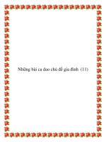 12 bài ca dao chủ đề gia đình đặc sắc ppt