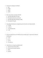 Đề thi trắc nghiệm kỹ thuật viễn thông - Đề số 7 ppt