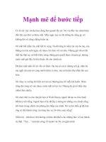 Mạnh mẽ để bước tiếp doc