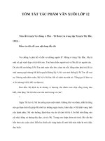 TÓM TẮT TÁC PHẨM VĂN XUÔI LỚP 12 docx