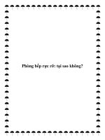 Phòng bếp rực rỡ: tại sao không? pot