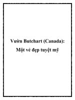 Vườn Butchart (Canada): Một vẻ đẹp tuyệt mỹ pot