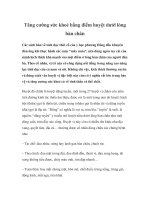 Tăng cường sức khoẻ bằng điểm huyệt dưới lòng bàn chân pptx