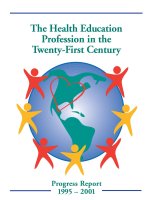 The Health Education Profession in the Twenty-First Century pdf